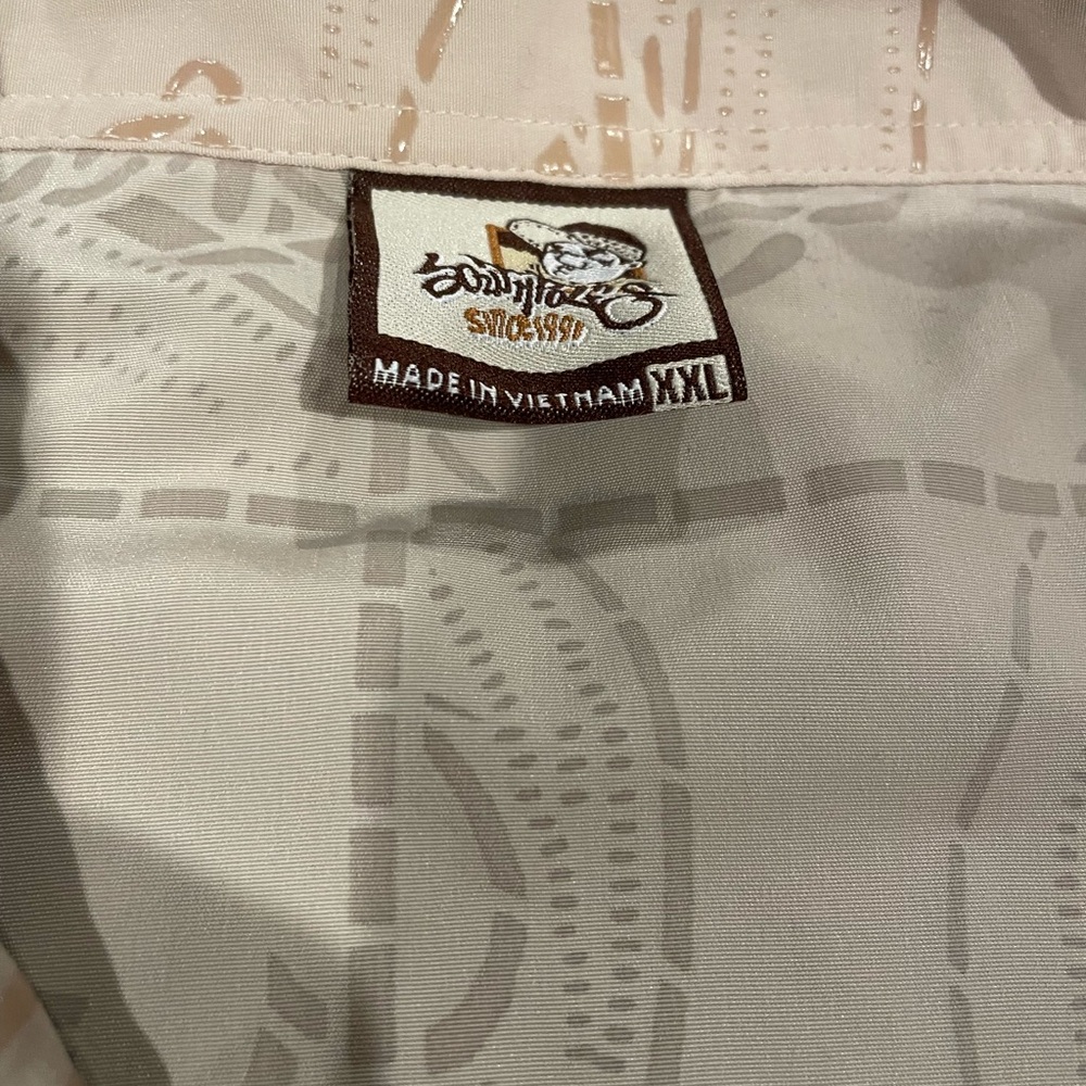 Southpole Logo Raised Pattern Button Down Shirt X… - image 2